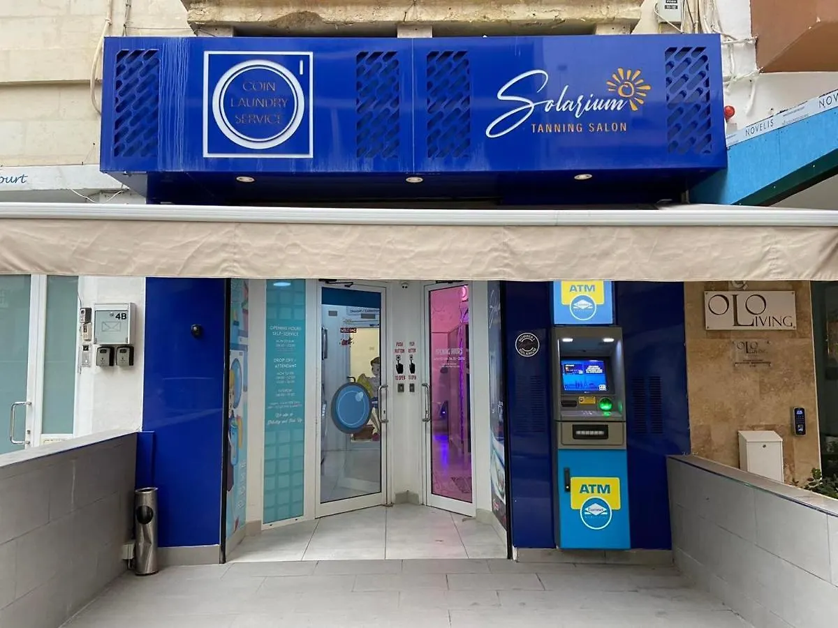 Studio Apartment With Twin Beds & Kitchenette At The New Olo Living 24 Saint Julian's Malta